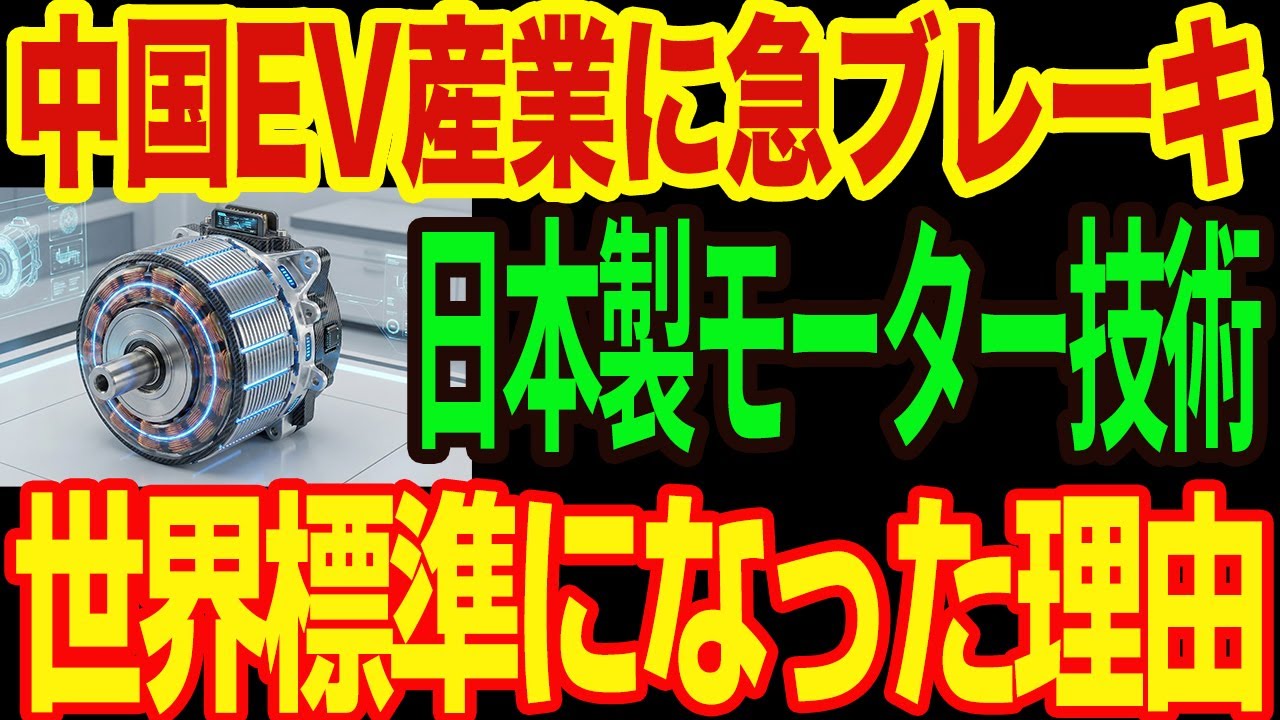 【激震】中国製はゴミだった？日本製モーターがないと走ることもできない中国EVの「ハリボテ」実態