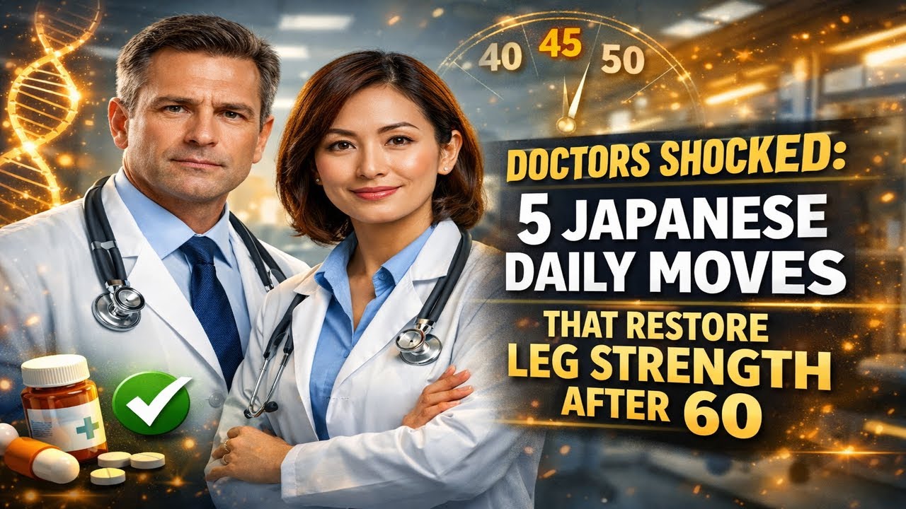 Doctors Shocked: 5 Japanese Daily Moves That Restore Leg Strength After 60