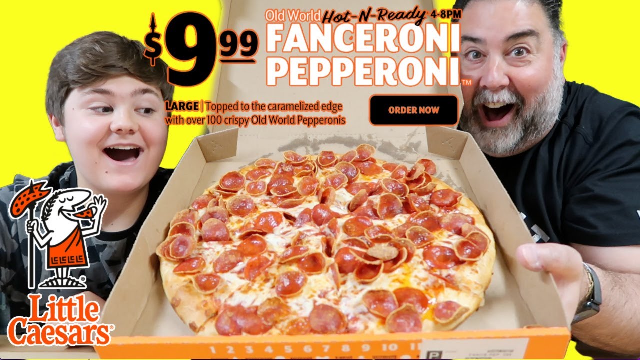 NEW Little Caesars New Old World Fanceroni Pepperoni Pizza Review