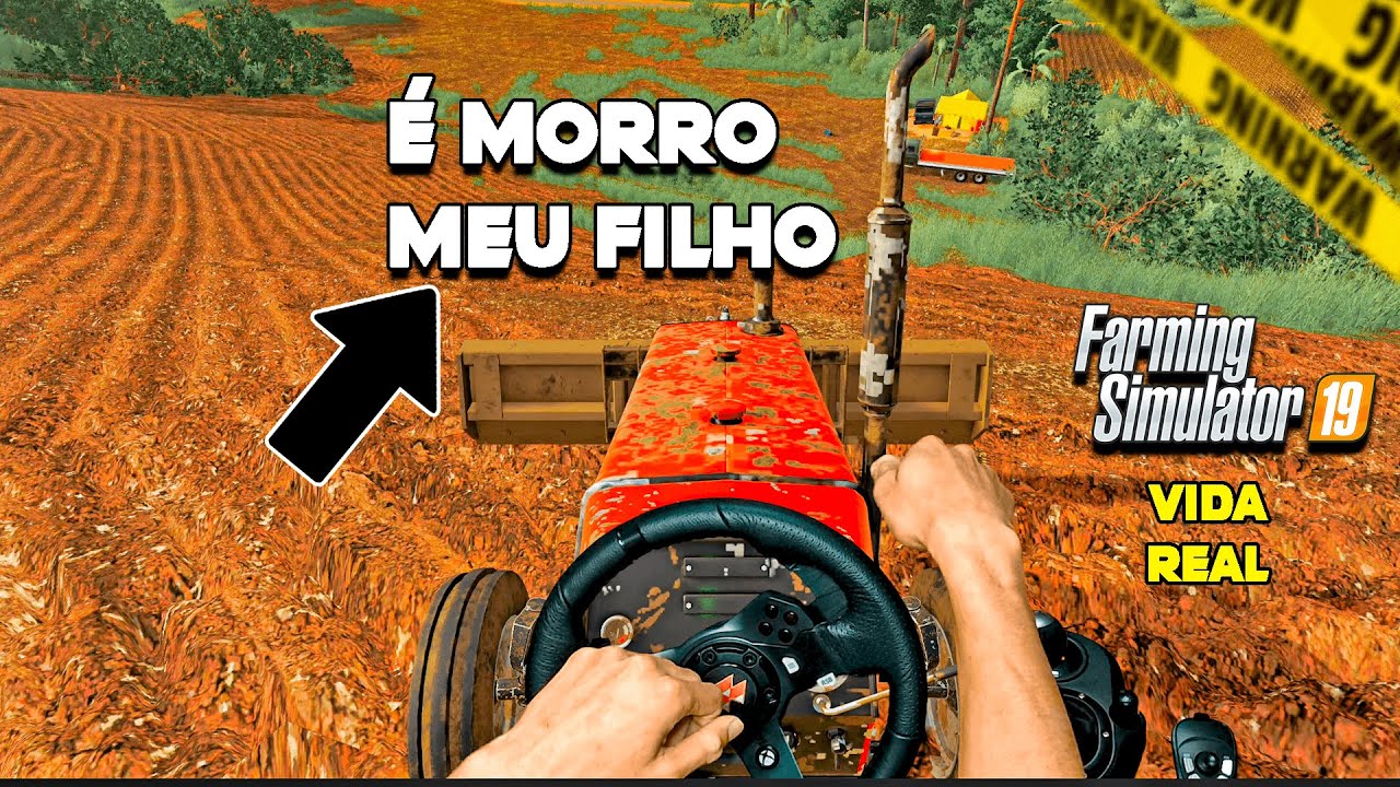 Passando a grade aradora no novo campo | Simulando ao máximo #24 | Farming simulator 19