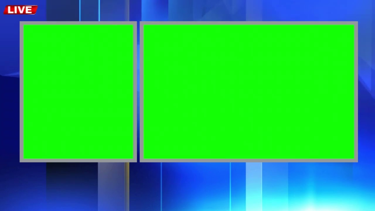 Free HD green screen Double window News Animation for Multipurpose Graphic use