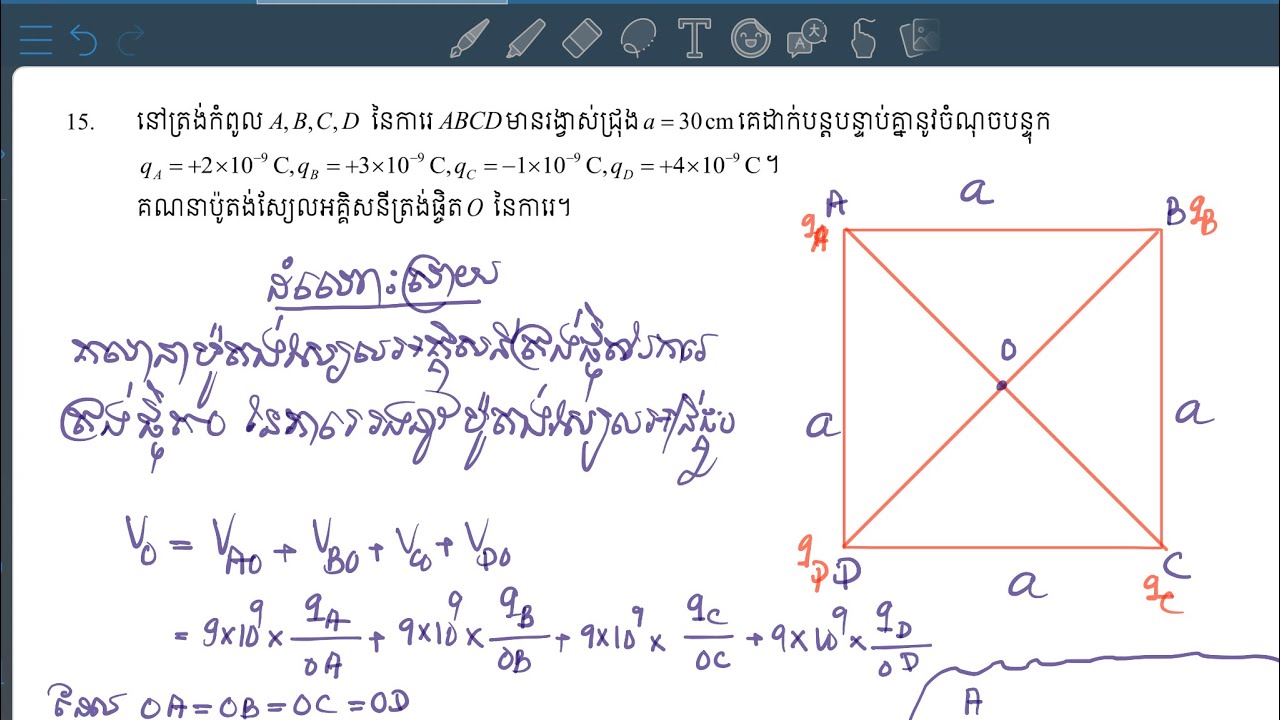 ប៉ូតង់ស្យែលអគ្គិសនីផ្គួបនៃការេ 