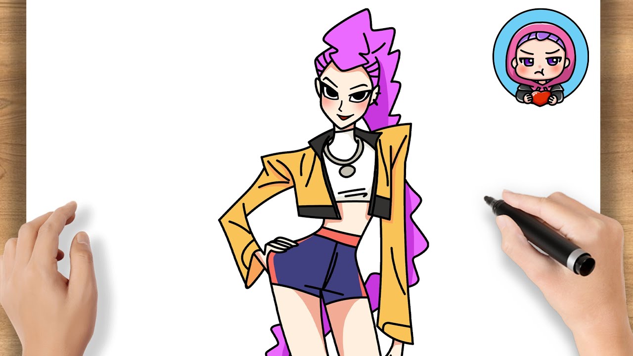 How to Draw Rumi | KPop Demon Hunters