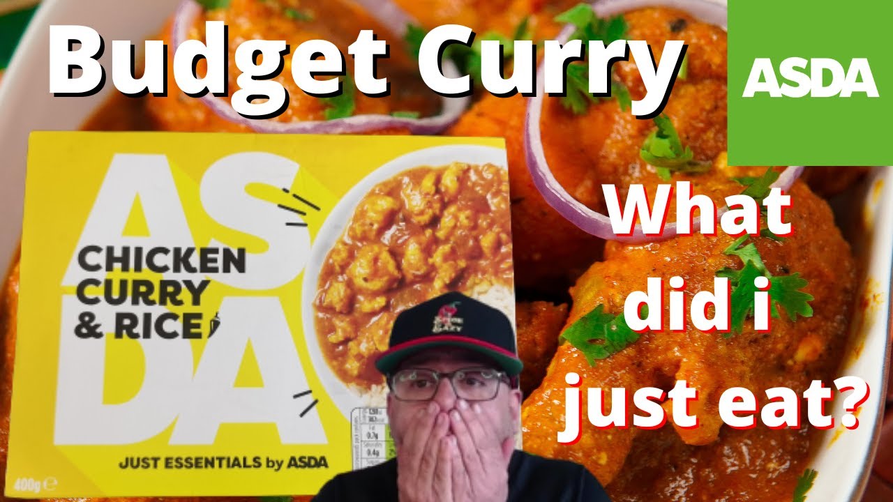ASDA | BUDGET MEAL | CHICKEN CURRY AND RICE | FOOD REVIEW