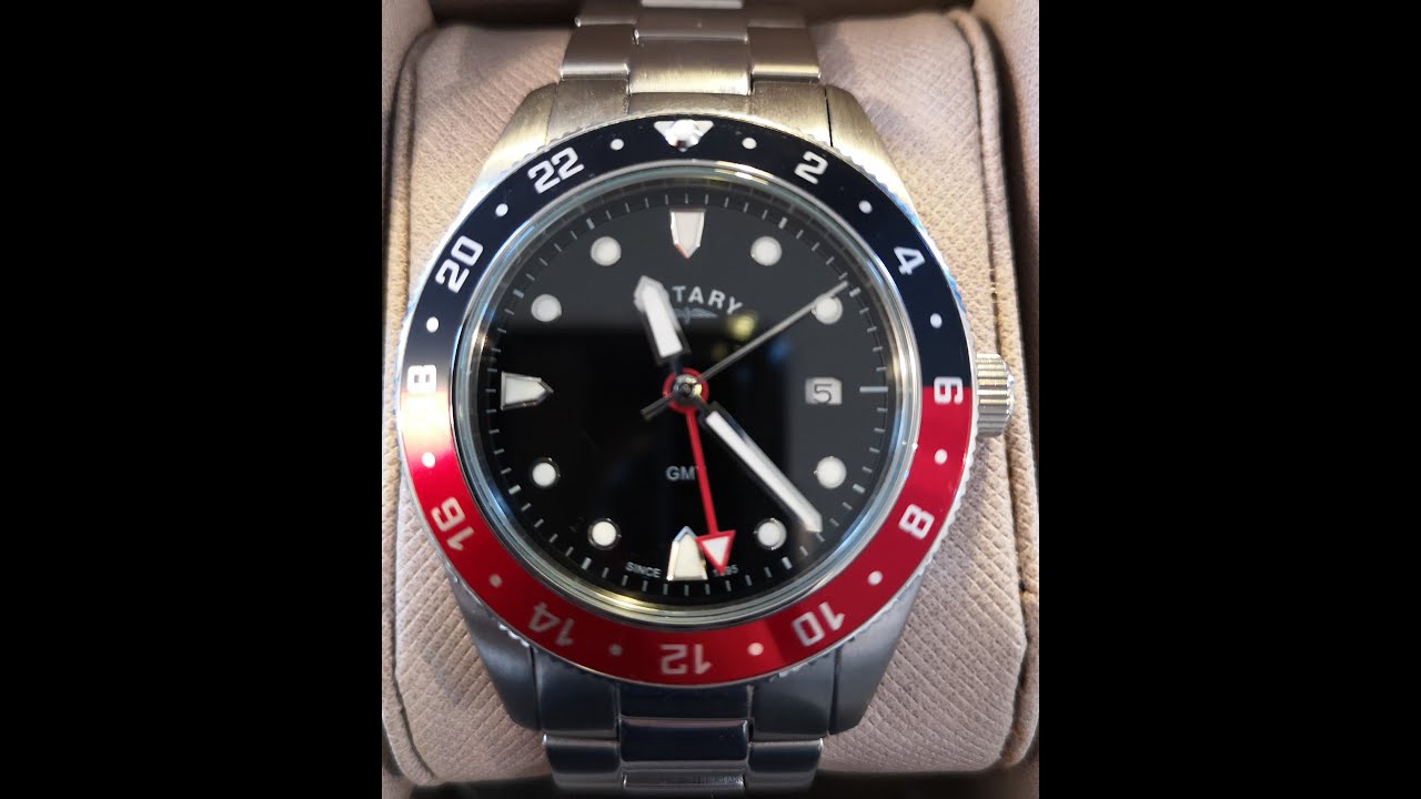 Review of the Rotary GMT Pepsi bezel GB00680/04