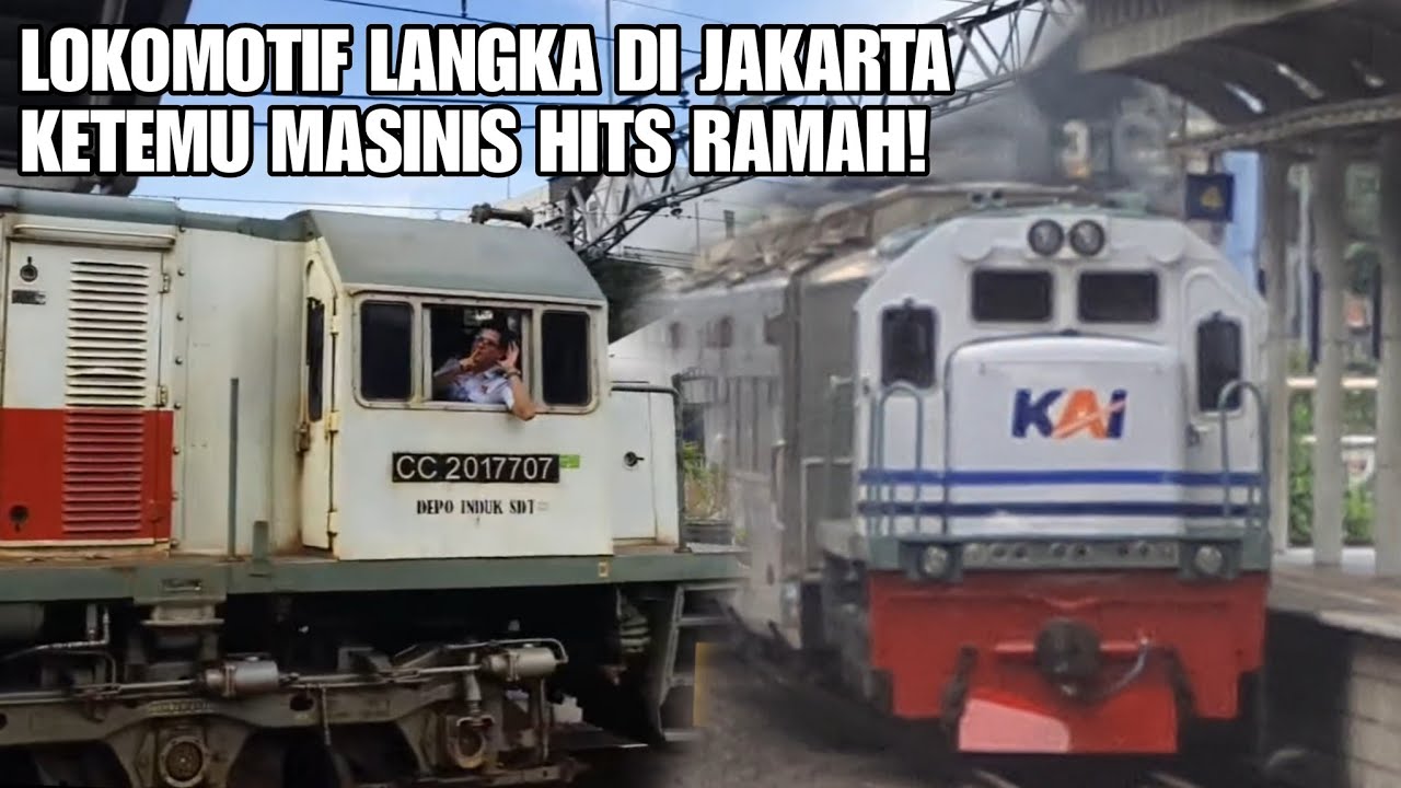 LOKOMOTIF LANGKA CC 204 Garis Biru WNB Terbaru 2026 MENUJU JAKARTA,Krl China, CC 206,Jayakarta