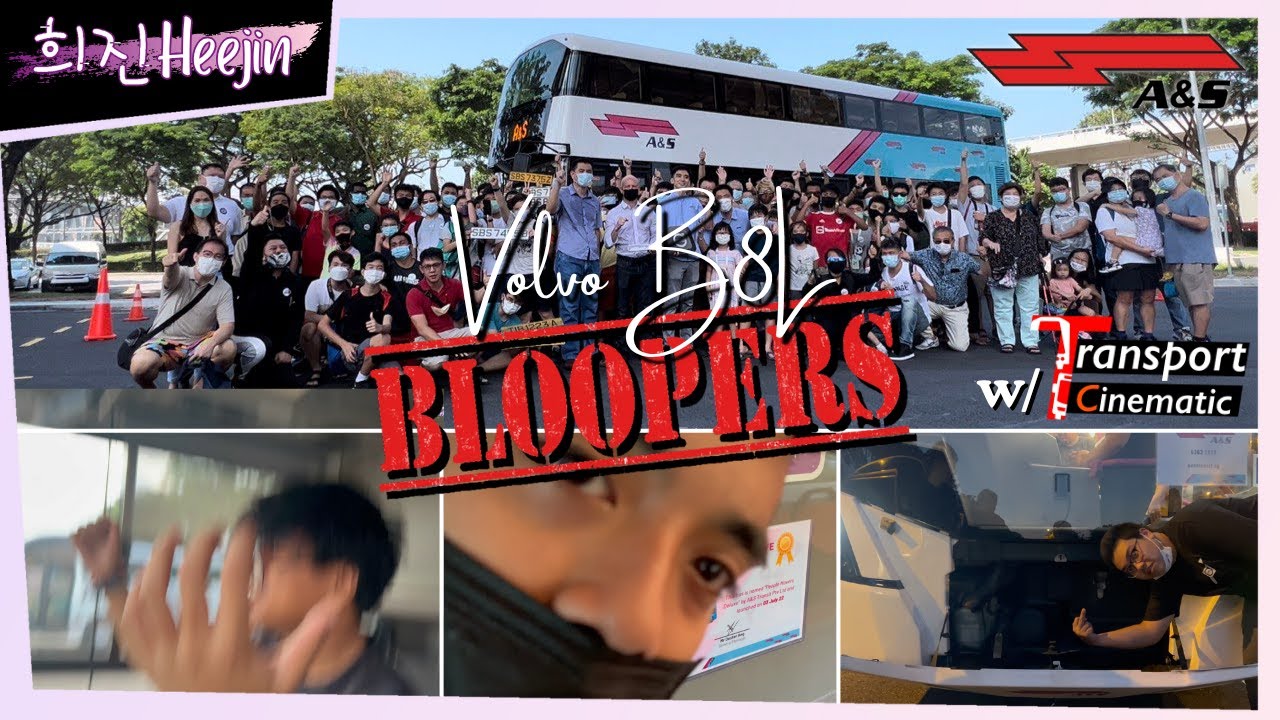 UNSEEN RAW FOOTAGES of NEW A&S Transit Volvo B8L! [BLOOPERS] w/ @TransportCinematic | 희진Heejin