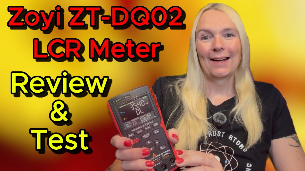 Zoyi ZT-DQ02 LCR Meter & Battery Resistance Tester Review & Test - Great Value LCR Tester!