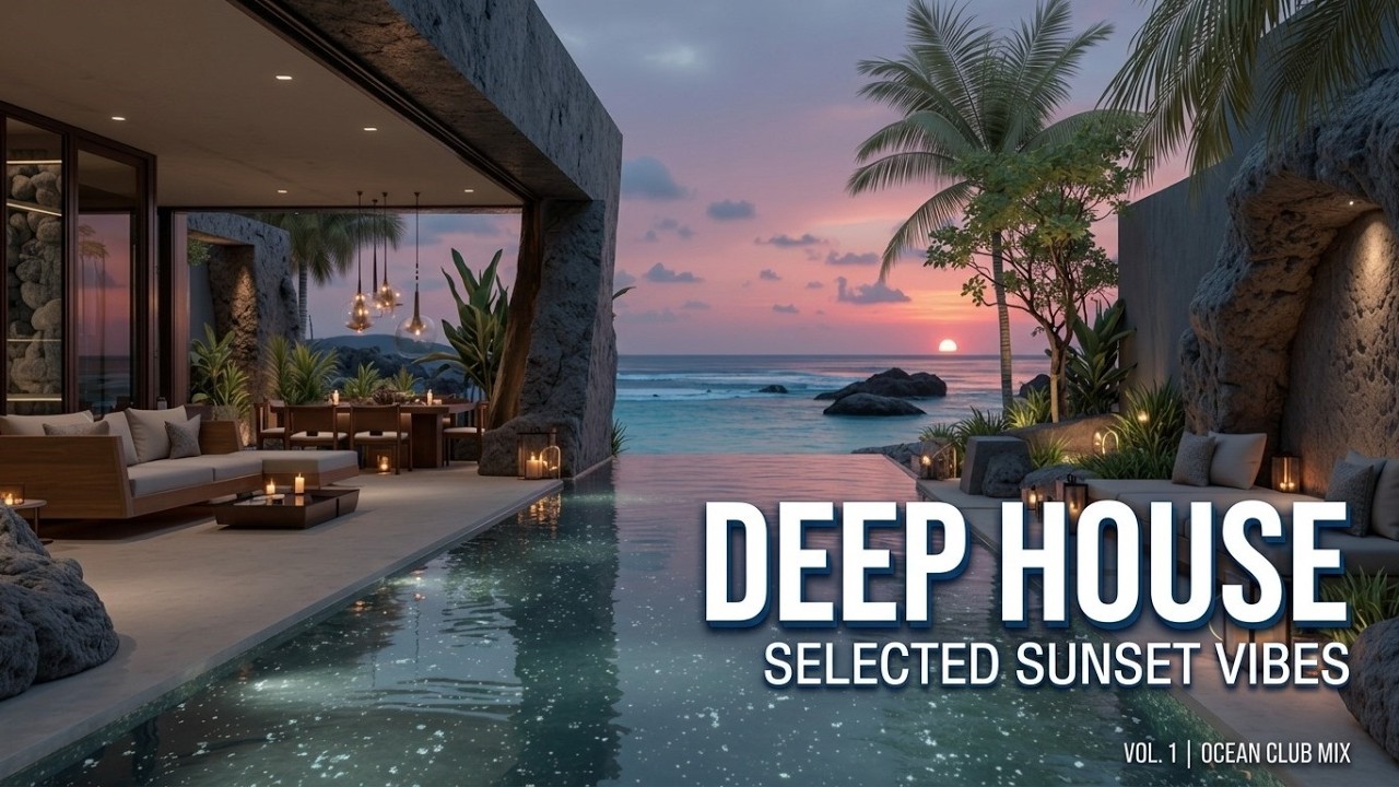 Микс Deep House и Tropical House на закате - Расслабляющие летние пляжные вайбы