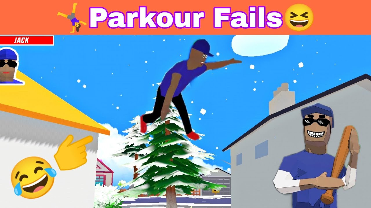 Funny Parkour Fails & Jumping On Dudes In Dude Theft Wars.Dude Theft Wars Funny Moments.🏃😁🤸‍♀️