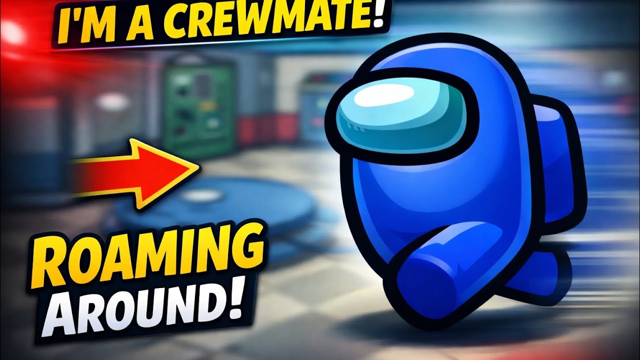 100% CREWMATE Luck 😂 Full Map Roaming in Among Us 