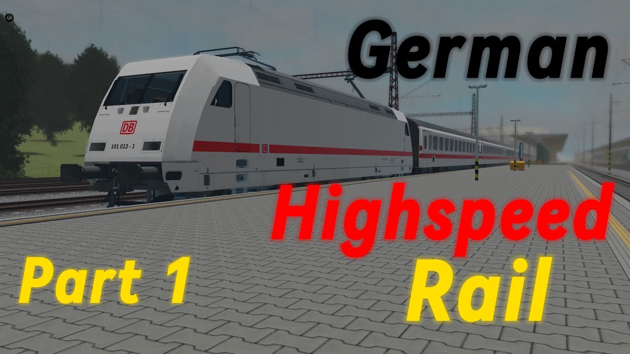 Using GERMAN trains in Train Sim | Roblox