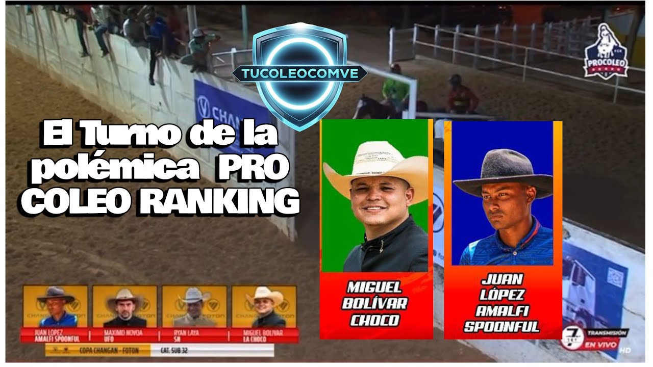 EL TURNO DE LA POLÉMICA de PRO COLEO RANKING, Miguel Bolivar y Juan Lopez