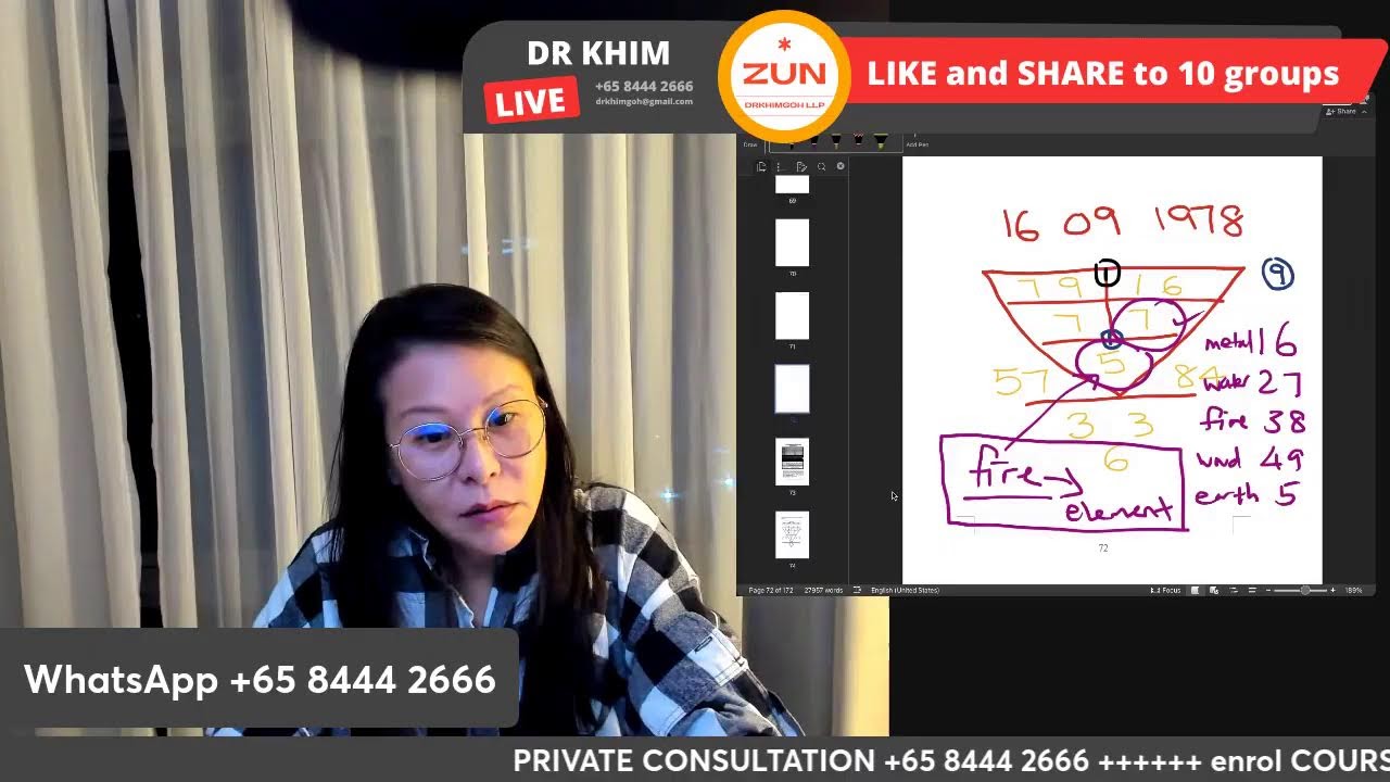 How to read a numerology chart with DR KHIM #numerology #lifepath