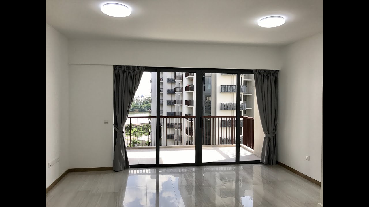 LakeVille, 3 bedroom 3 bath helper&rsquo;s room balcony - condo unit for rent - Blk 3, high floor (2021)