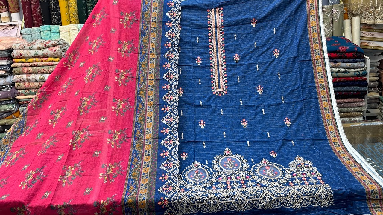 *RIWAYAT Embroidered ChikanKari Daman*😍 With Embroidered * CUTWORK* Dupatta ❤️