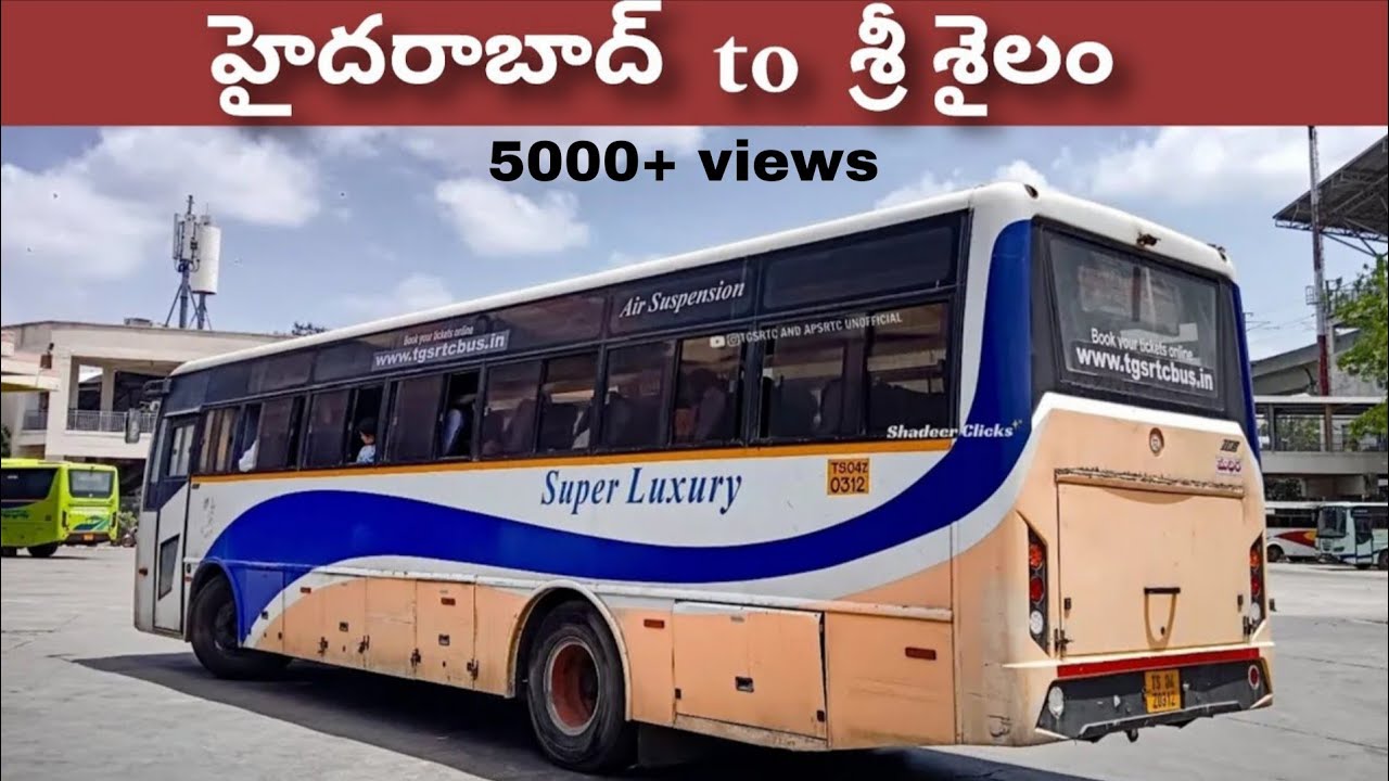 Hyderabad to Sri sailam 🏞️Bus journey experience video| Telugu warangalvihari