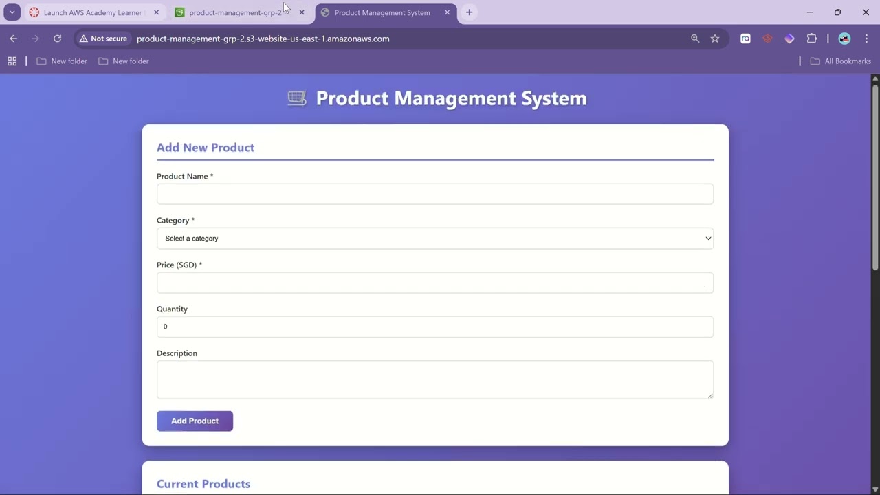 CAT Assignment Part C Working Implementation Demonstration