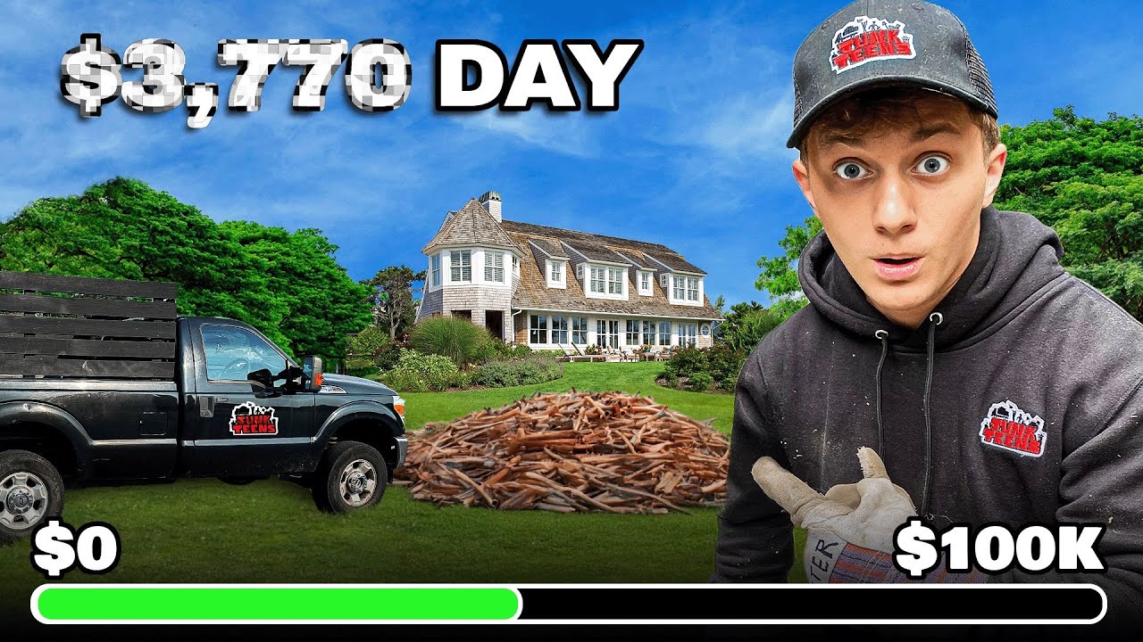 $0 to $100k Junk Removal Challenge as TEENS - Week 7
