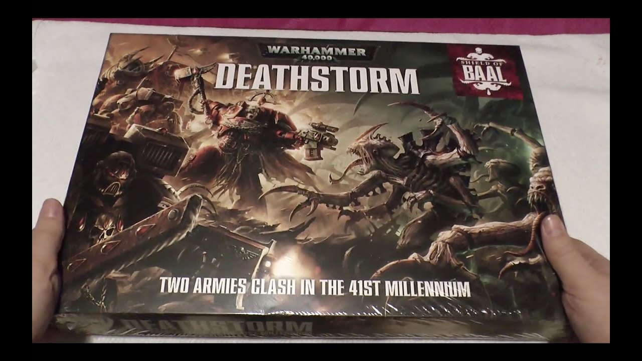 Shield of Baal: Deathstorm unboxing (WH40K)