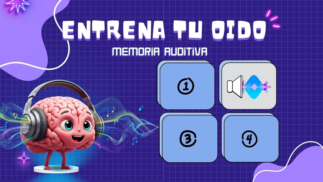 ENTRENA TU OIDO👂Juego de memoria auditiva🧠🎵