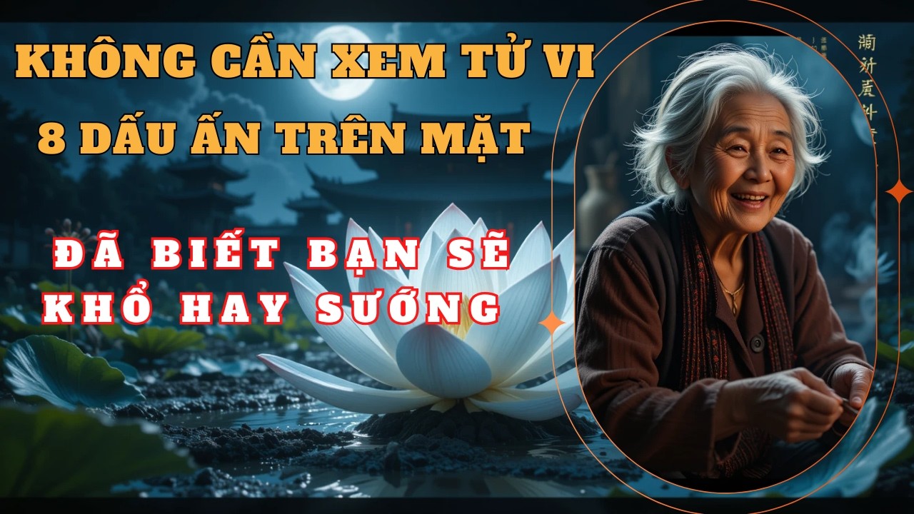 Không Cần Xem tử Vi, Chỉ Cần Nhìn 8 Dấu Ấn Trên Mặt Biết Bạn Sướng Hay Khổ | Lời Cổ Nhân