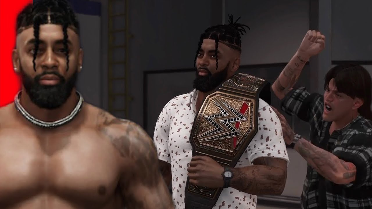 WWE 2K24 MyRISE - Dom Jumped My Into His Gang!