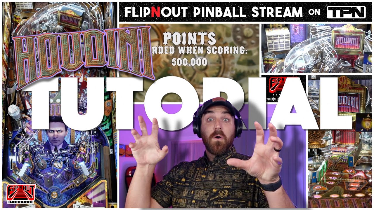 Houdini Pinball Tutorial (Flip N Out Pinball, 2024)