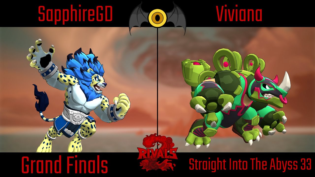 Straight Into The Abyss 33 Grand Finals - SapphireGD (Zetterburn) Vs Viviana (Galvan) - Rivals 2