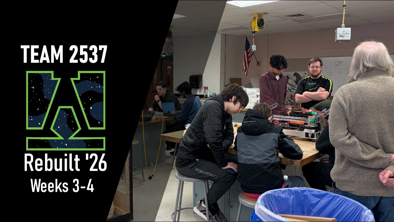 Team 2537 REBUILT 2026 | Weeks 3-4 Summary