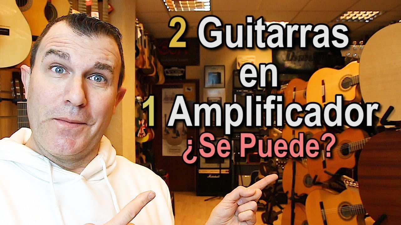 Cómo tocar con 2 instrumentos en 1 amplificador
