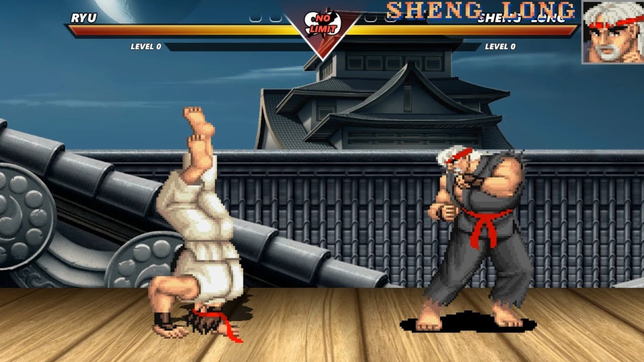 RYU vs SHENG LONG - The most epic fight!