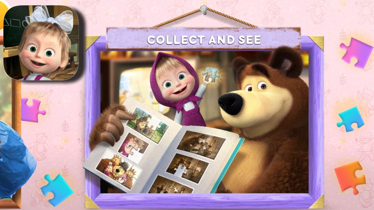 Masha and The Bear: Kids Games - COLLECT & SEE | Gameplay All Levels #9
