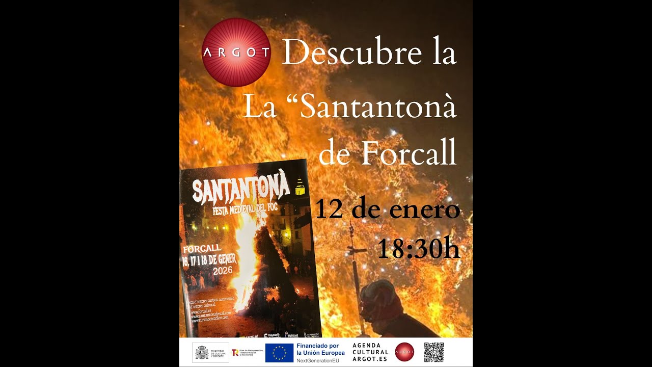 La Santantonà de Forcall desvela sus secretos en Castelló como preludio a la edición de 2026.