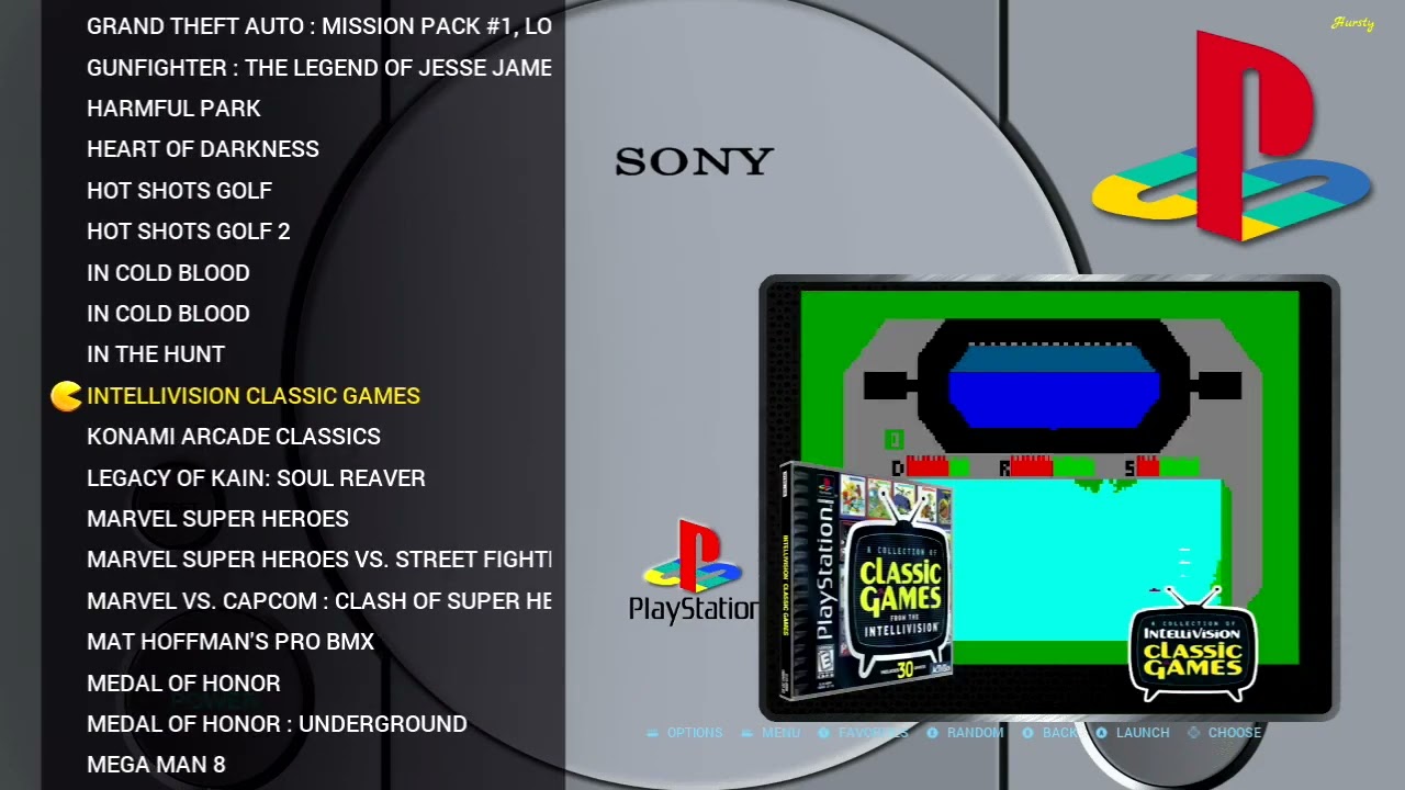 True Blue mini 128GB  Third Generation PlayStation list