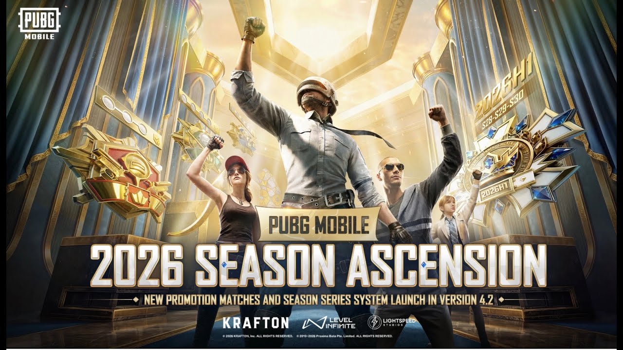 PUBG 2026 Season series // Livestream on 🛑