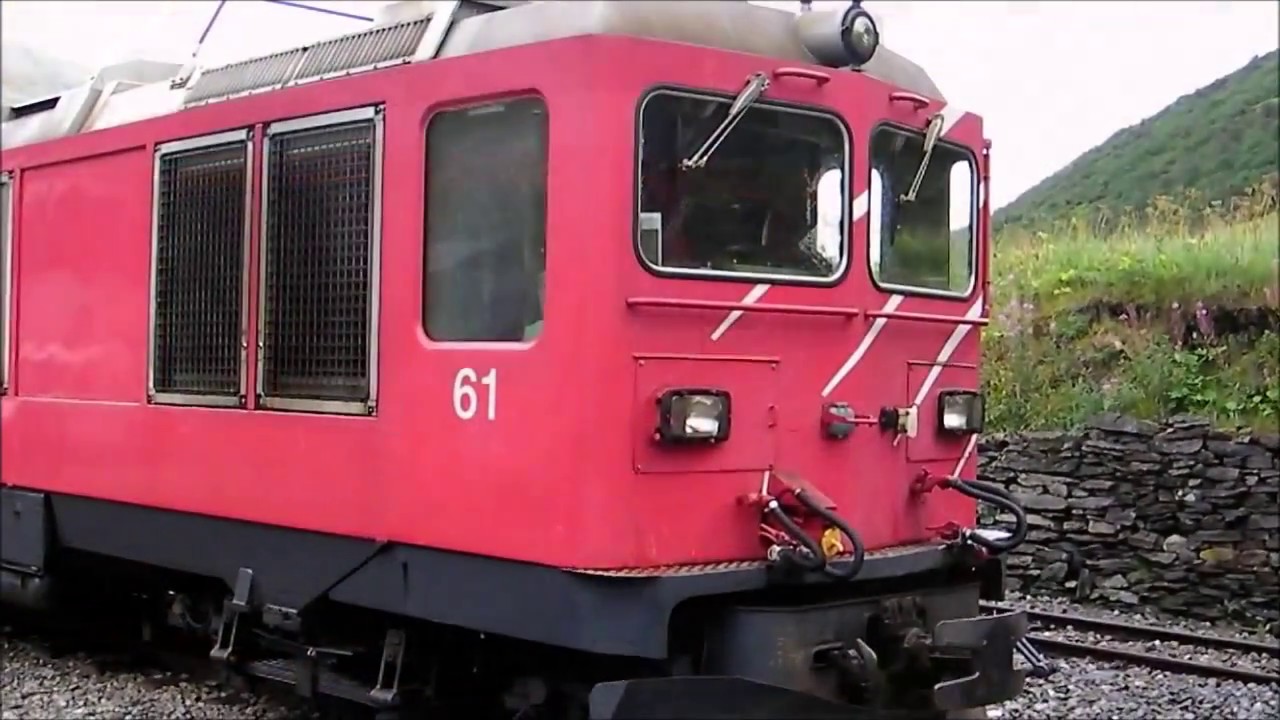 Führerstandsmitfahrt Diesellok Realp - Oberwald (Teil 2/5)