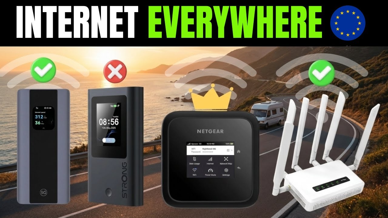 ✅ 7 Best Portable WiFi Hotspots in Europe [2026] 📶 5G Routers for Travel, Work & Gaming