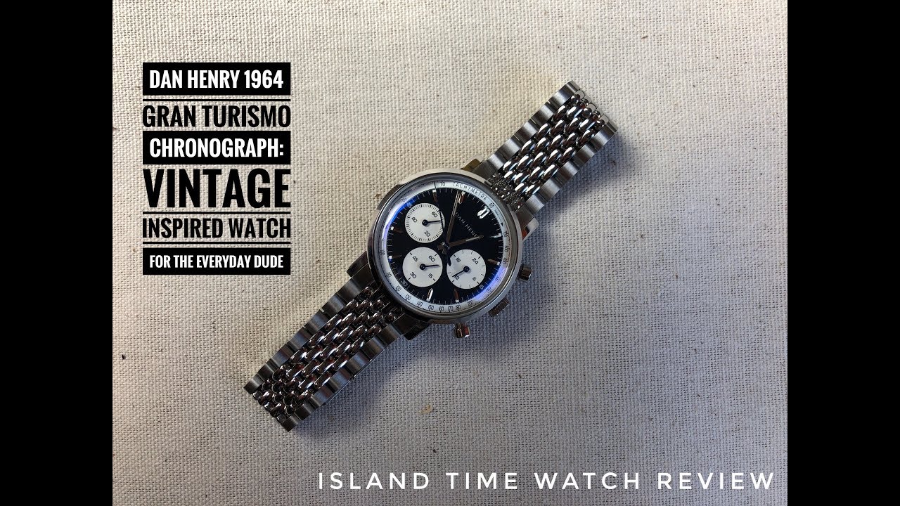 Dan Henry 1964 Gran Turismo Chronograph Watch Review: Vintage Inspired Watch for the Everyday Dude