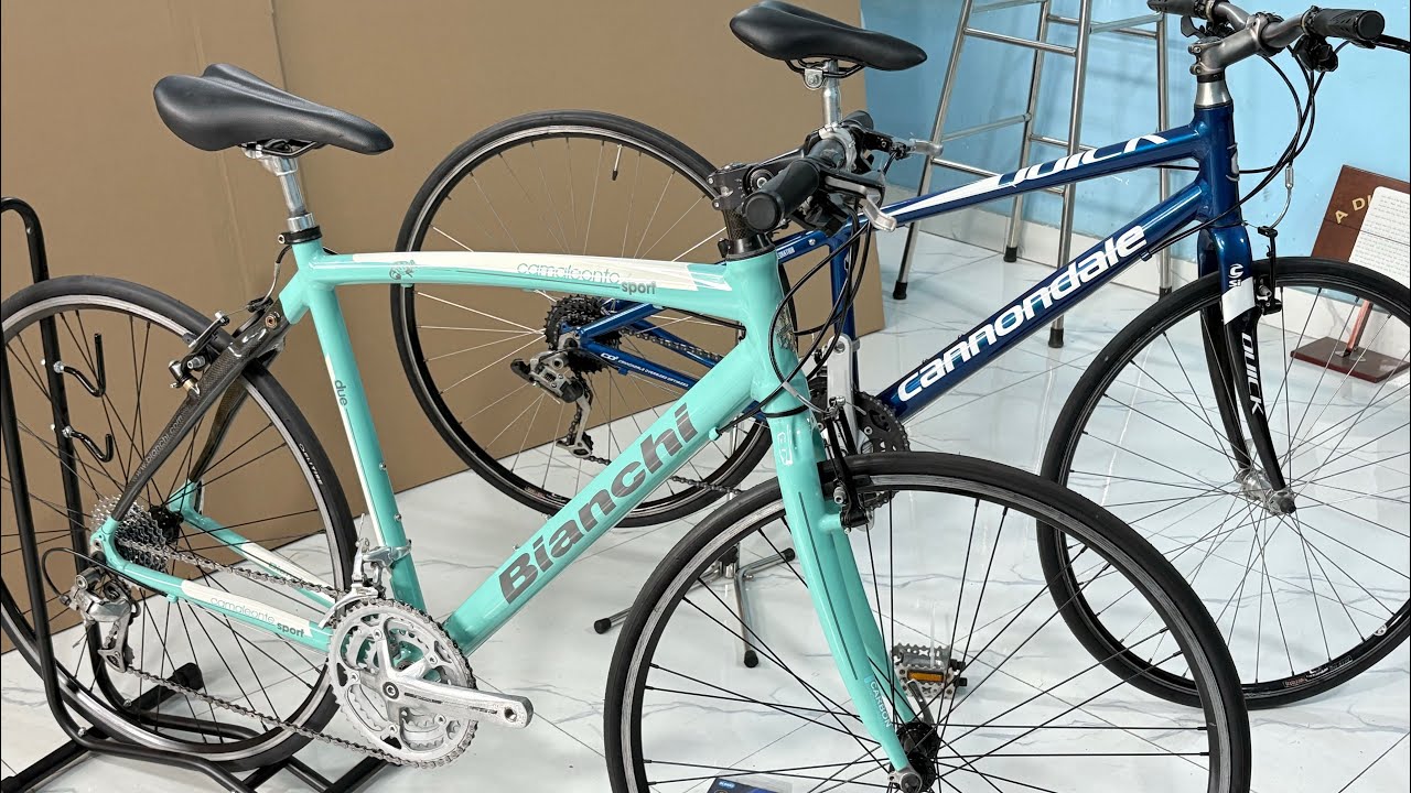 (24/2) Khai Xuân Năm Mới Xe đạp Nhật BIANCHI Camaleonte, CANNONDALE USA. 0975158377