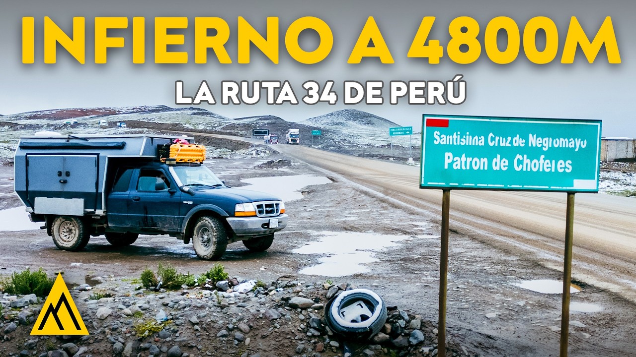 Nos ARRIESGAMOS en LA RUTA 34 de PERÚ a casi 5000 metros de Altitud. (EP126)