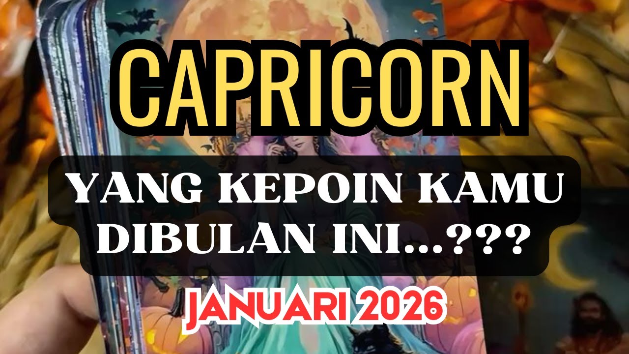 CAPRICORN 👀 SIAPAKAH YANG KEPO TENTANG KAMU DI BULAN INI..??? 
