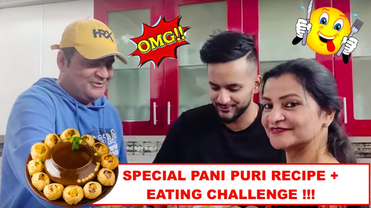MAKING SPECIAL PANI PURI FOR MY FAMILY !! @ fukra insaan