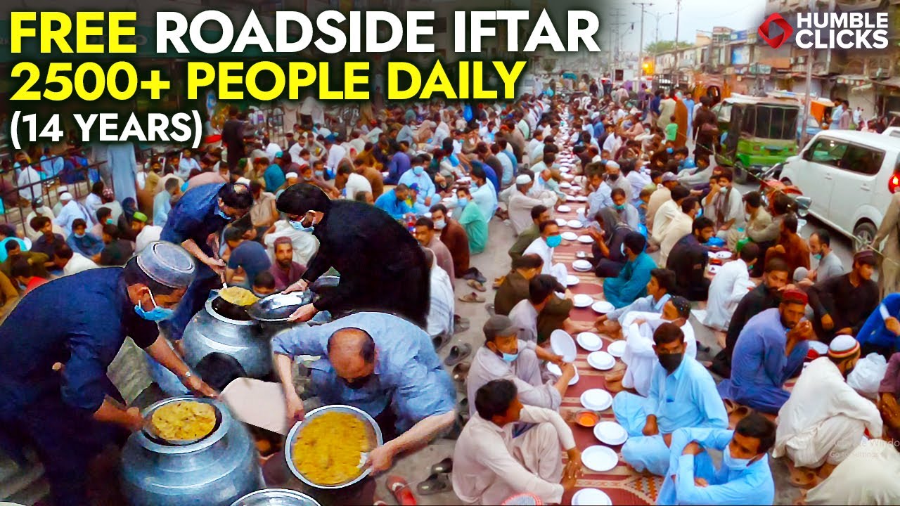 Biggest iftari in Rawalpindi Islamabad 2500+ people everyday | Free Iftar roadside in Pakistan 2024