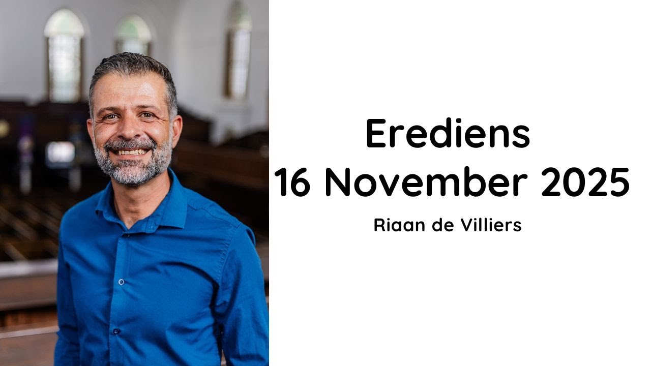 Erediens te Groote Kerk - 16 November 2025