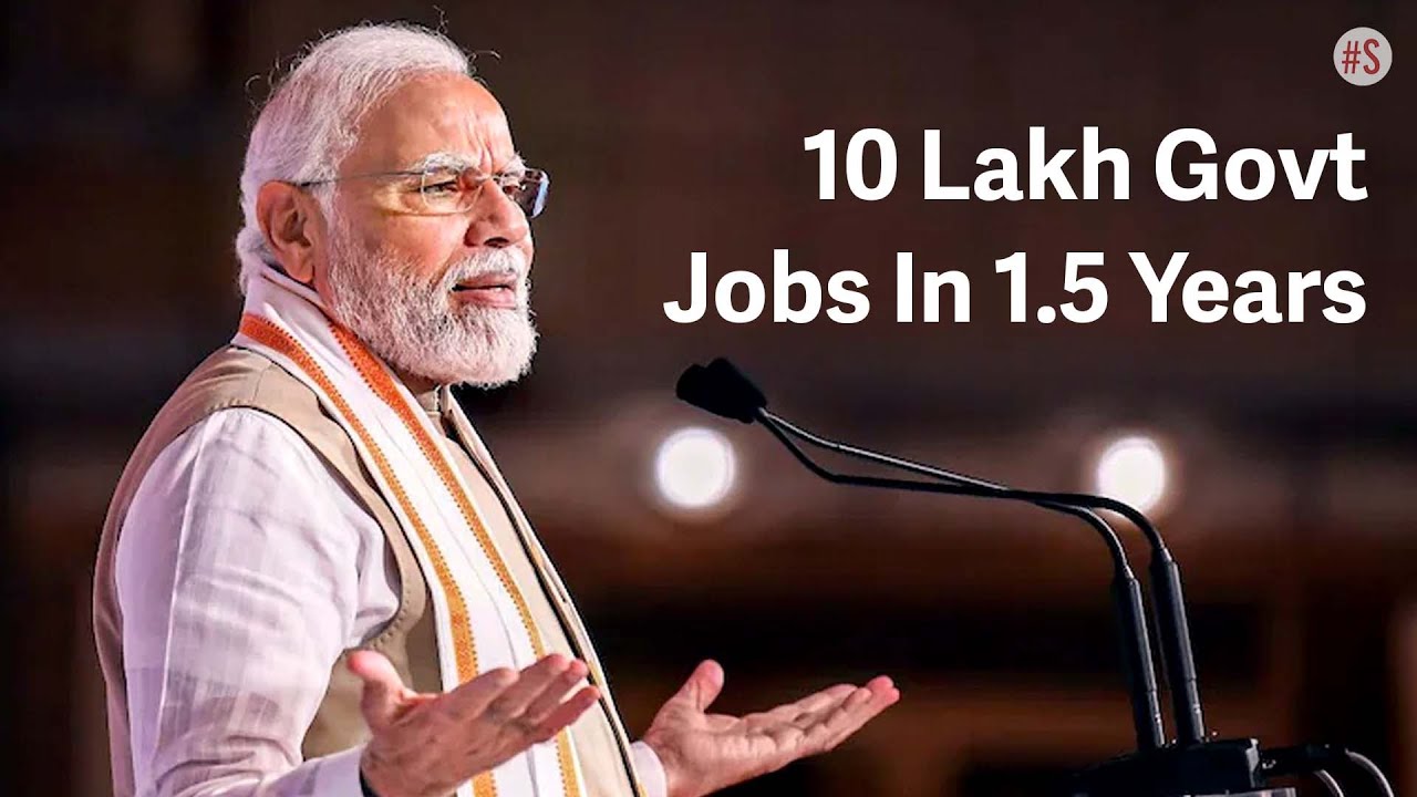 Modi Announces 10 Lakh Govt Job Recruitments In Next 1.5 Years