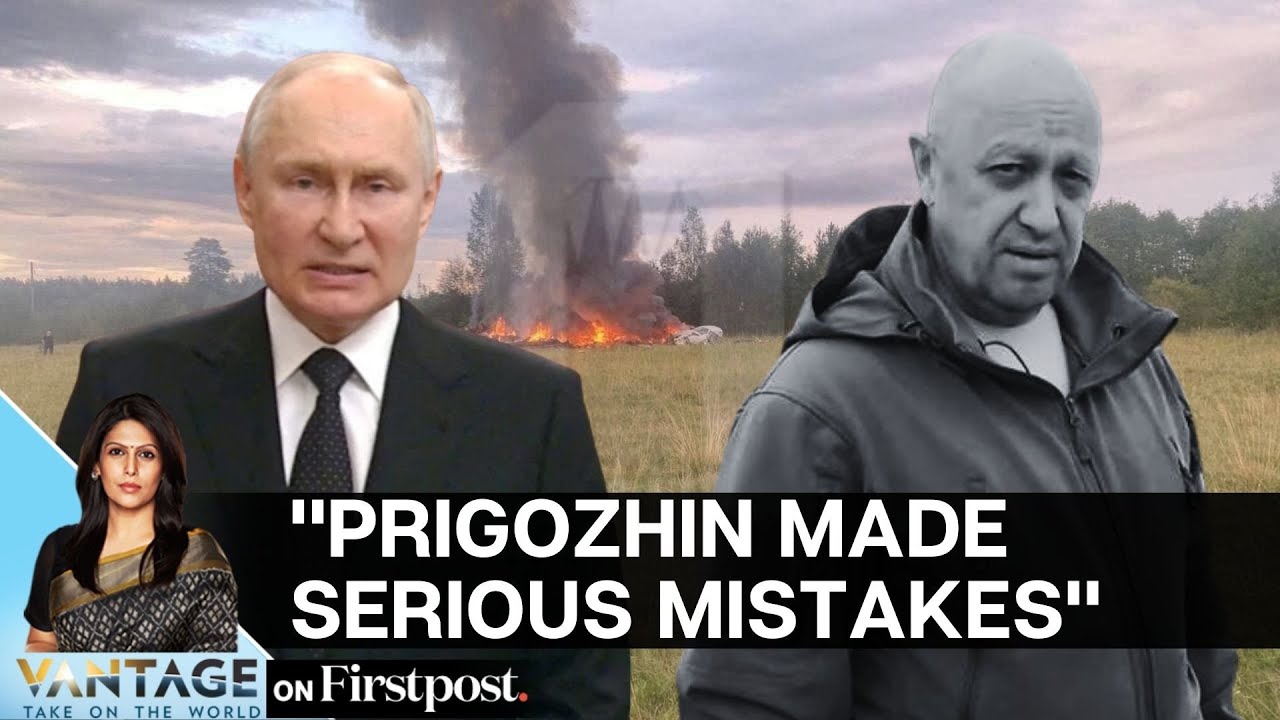 «Смерть Пригожина»: Путин впервые прокомментировал загадочную авиакатастрофу | Vantage with Palki...