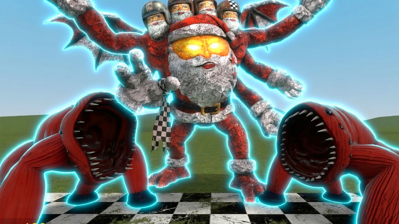 NEW GOO GOO GAGA GOD MEME VS SEA MONSTERS FILTER MUNCHER In Garry's Mod