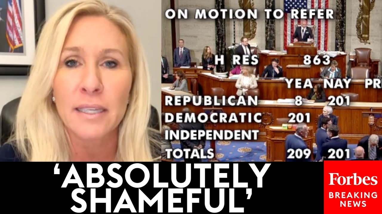BREAKING: Marjorie Taylor Greene Reacts To 8 Republicans Helping Stop Mayorkas Impeachment Attempt