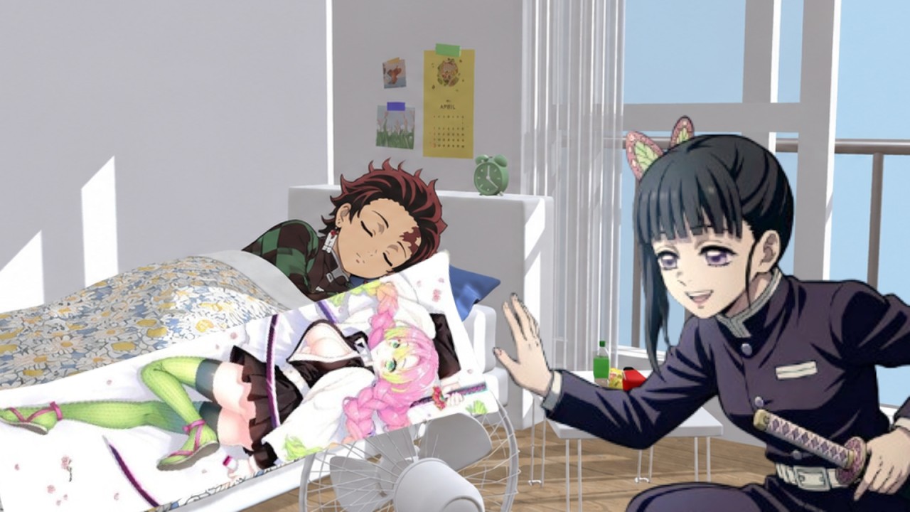 If Kanao enters Tanjiro's room after he sleep|| Poly Ai